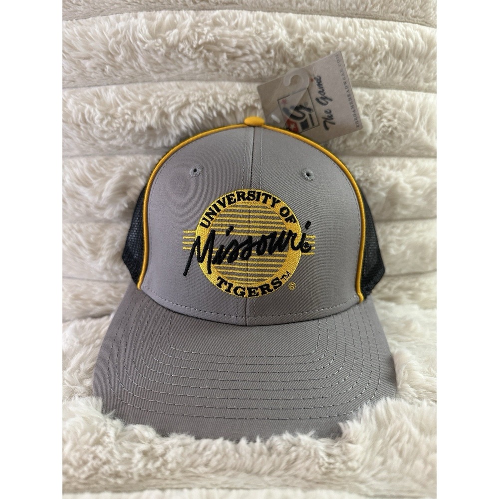 University Of Missouri‎ MIZZOU Tigers Circle Logo Embroidered Hat The Game New